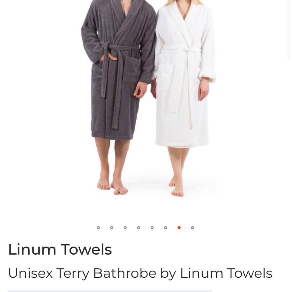Linum Home Textiles Robe XXL LETTER J